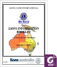 Lions Information Booklet
